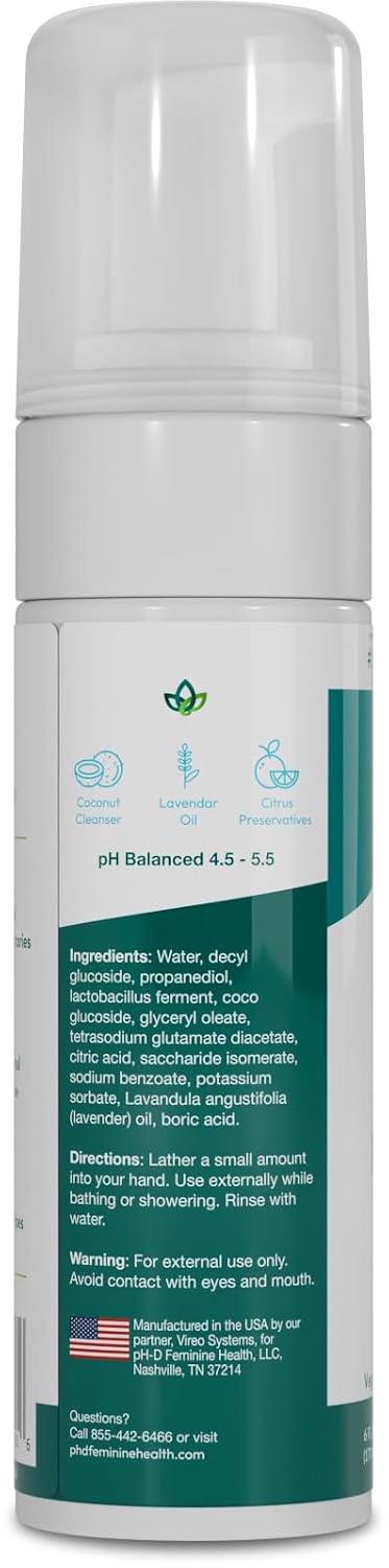 pH-D Feminine Health Boric Acid Foam Wash Sensitive