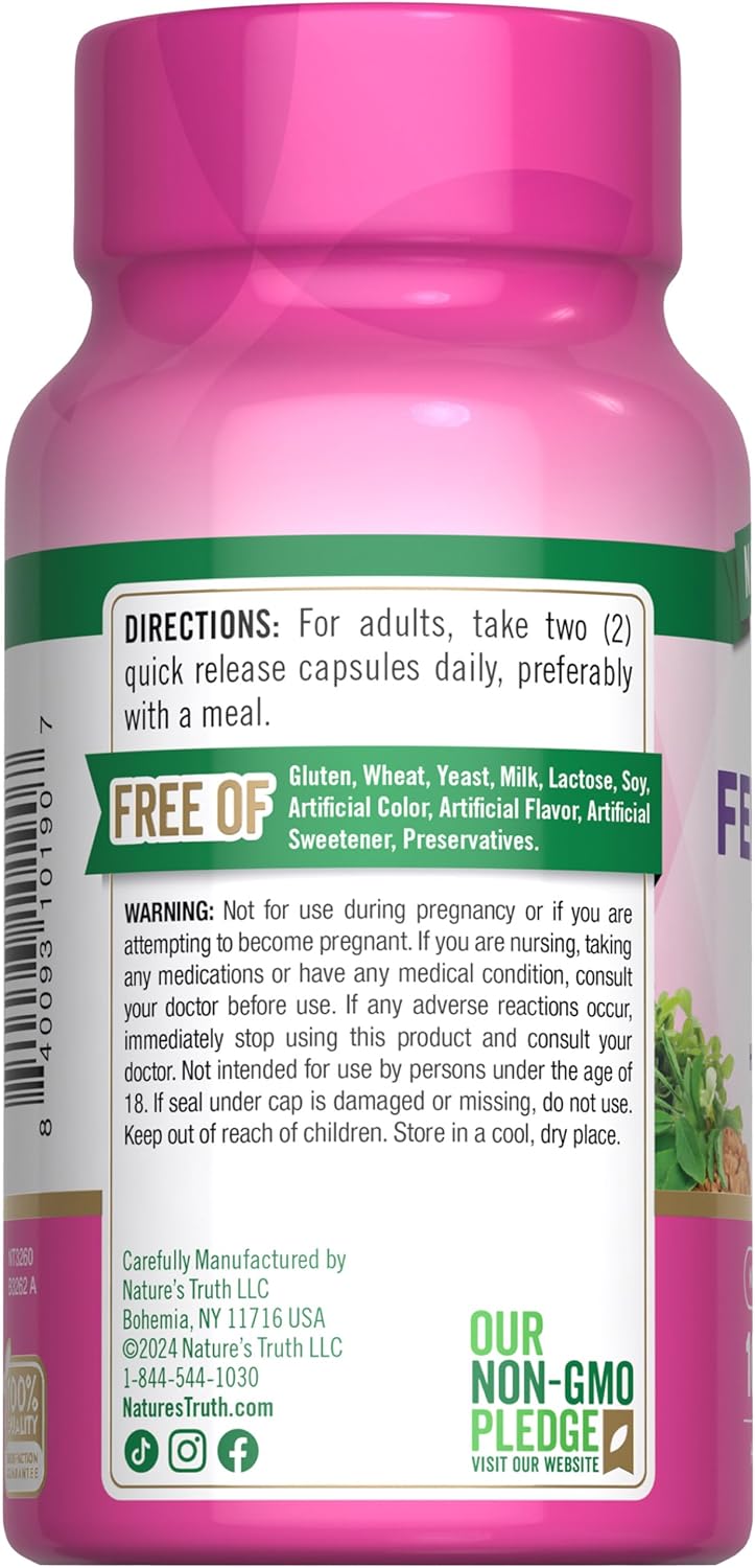 Nature's Truth Fenugreek | 2000mg