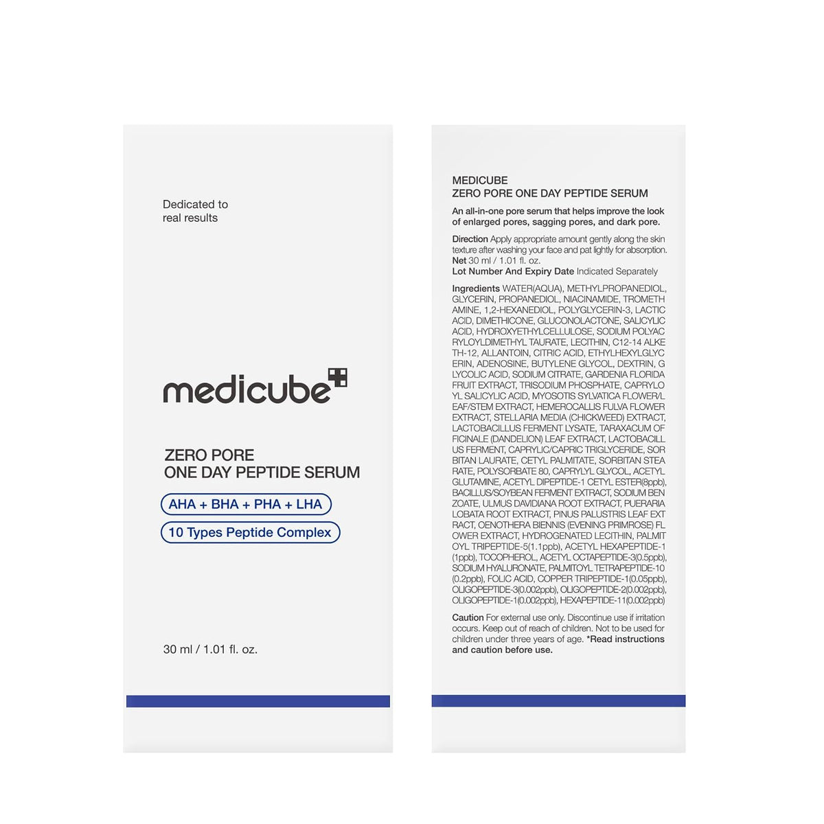 Medicube Zero Pore One-day Peptide Serum