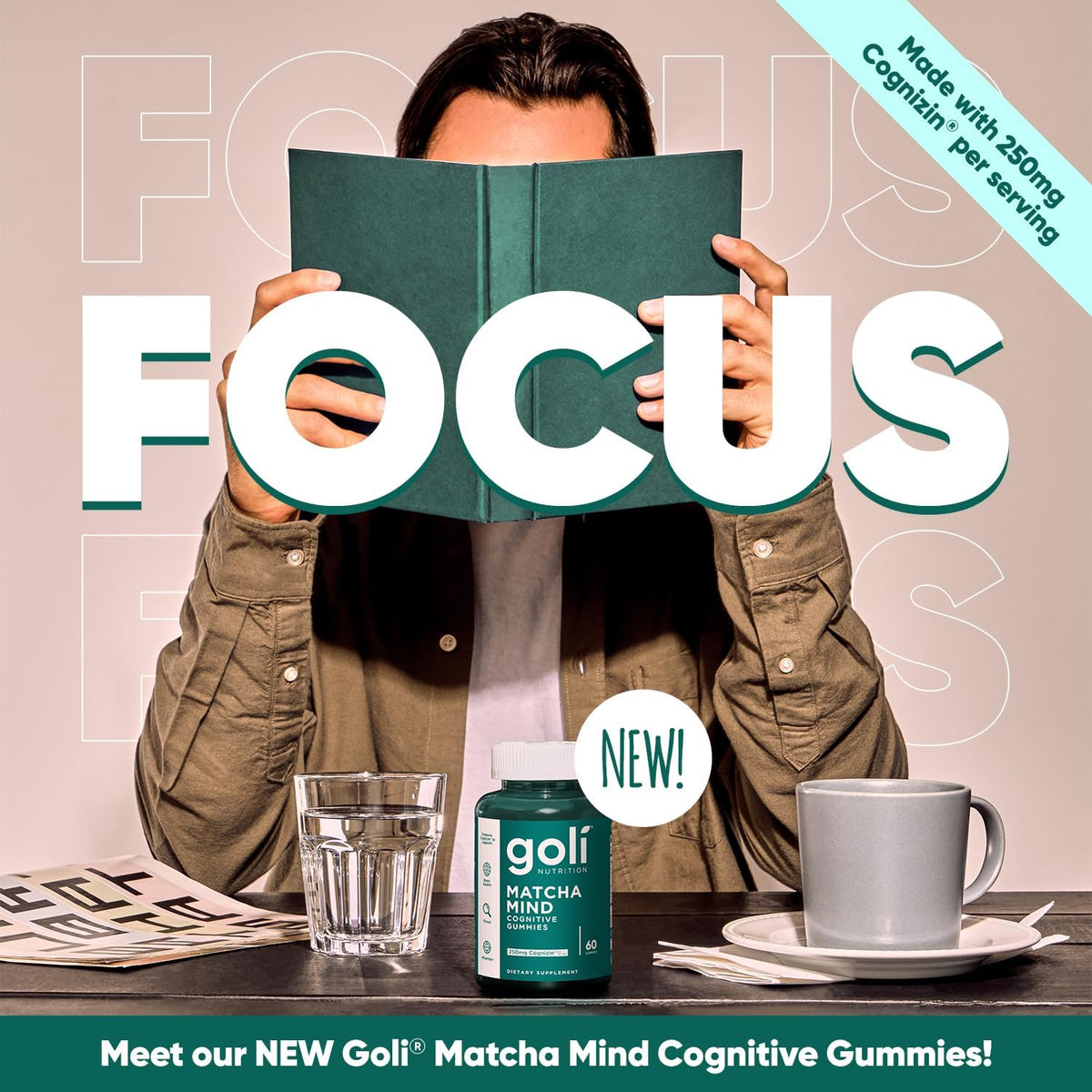 Goli Matcha Mind Cognitive Gummies