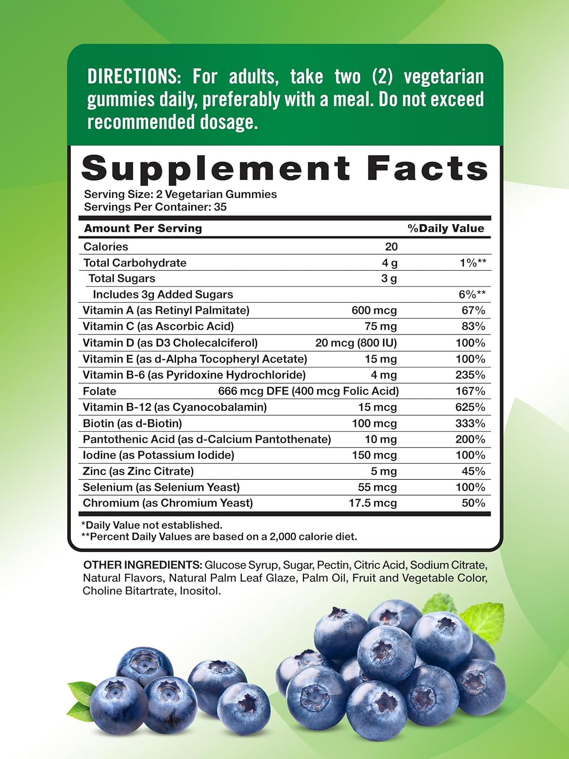 Nature's Truth Men's Multivitamin Gummies with B-12, D3, Zinc