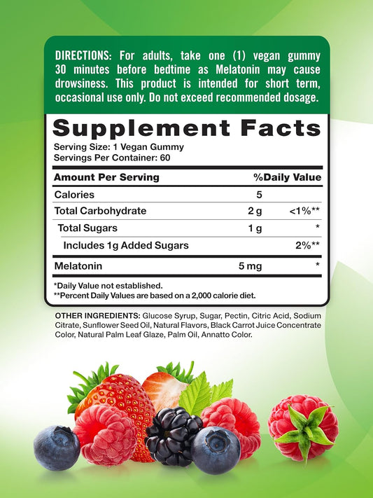 Nature's Truth Sleep Melatonin Gummies 5mg