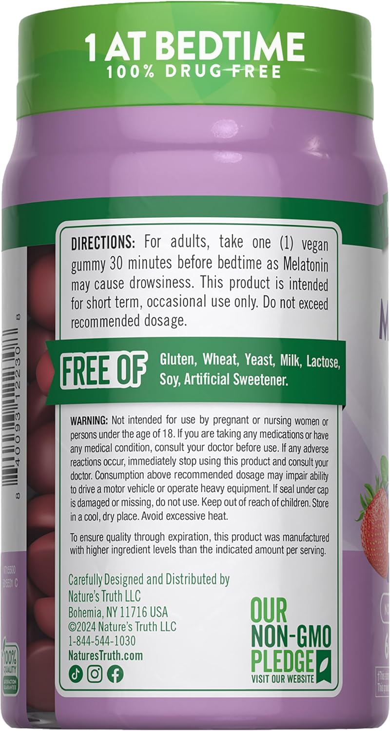 Nature's Truth Sleep Melatonin Gummies 5mg