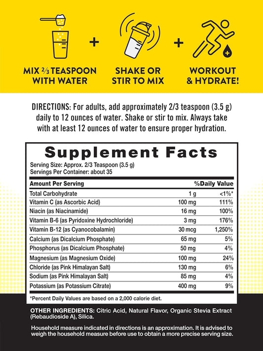 Nature's Truth Electrolyte Hydration Powder