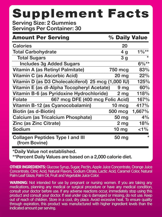 Pink Simply Radiant Multi For Her + Collagen Gummies