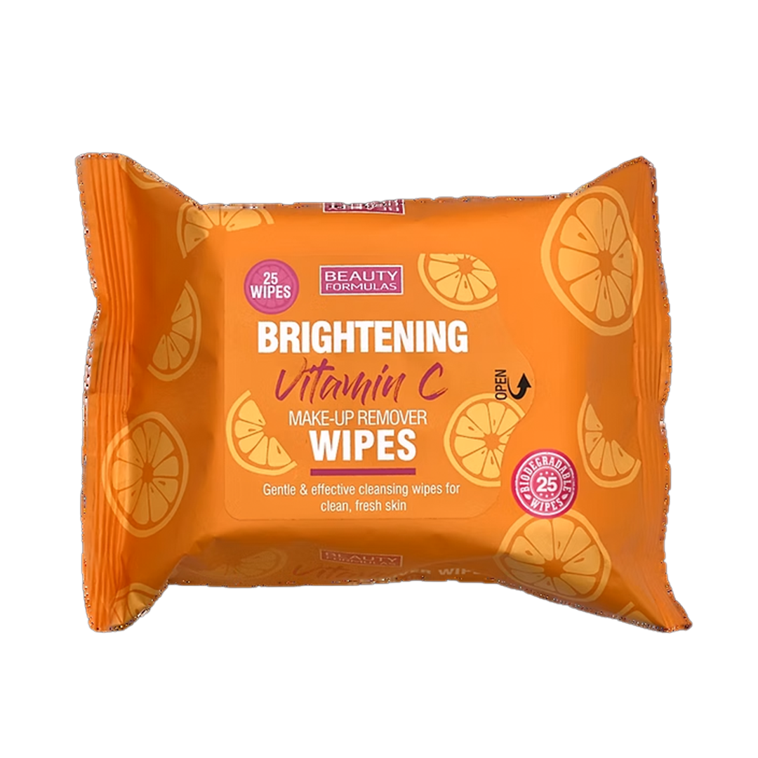 Beauty Formulas Brightening Vitamin C Make-Up Remover Wipes