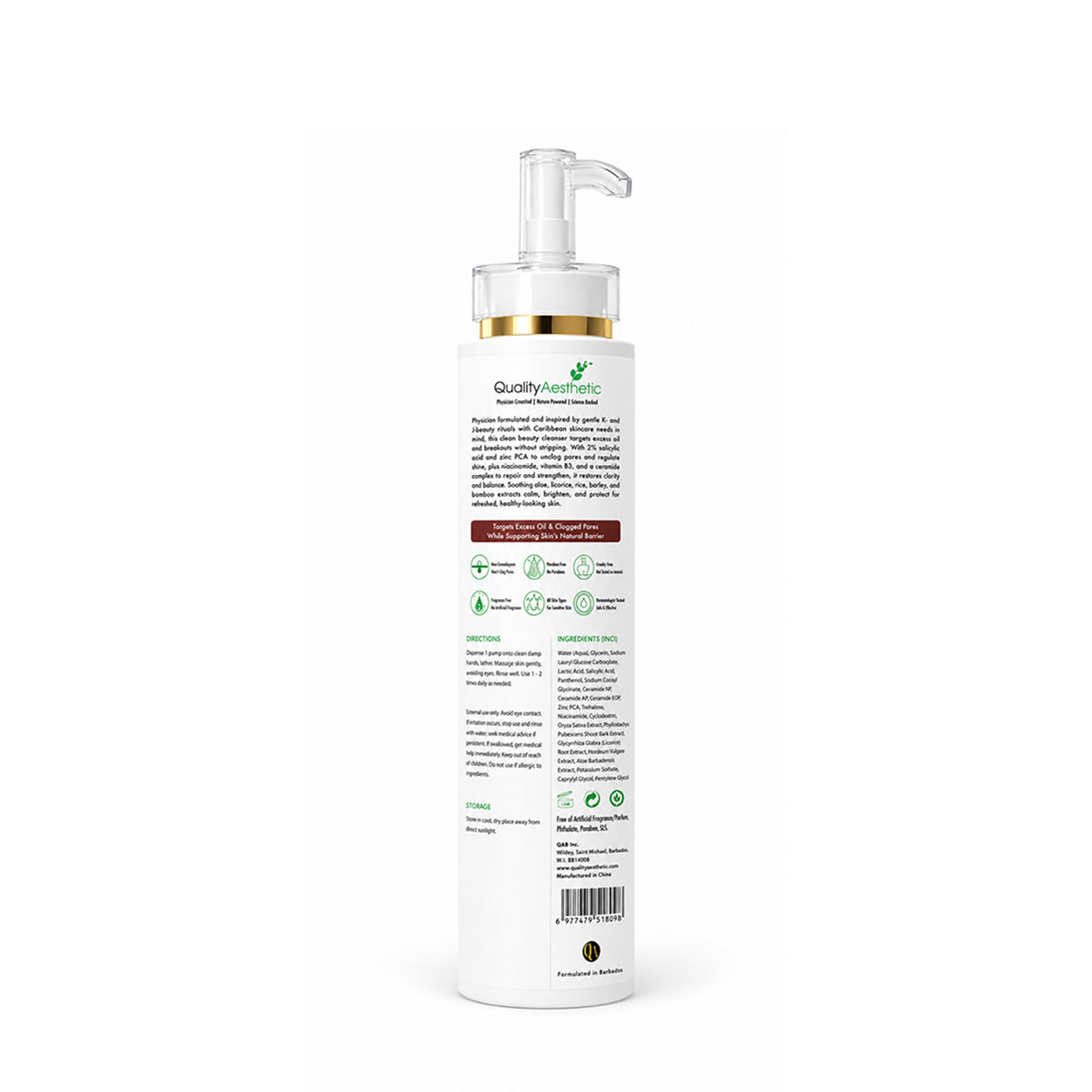Quality Aesthetic Clarifying Facial Cleanser