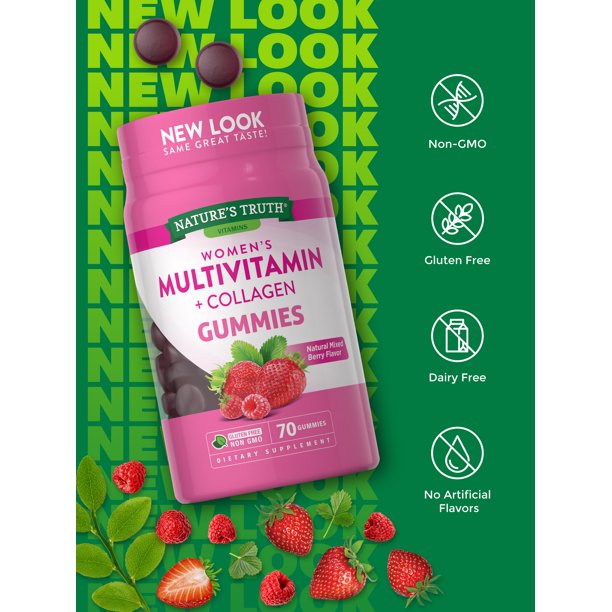 Nature's Truth Women's Multivitamin + Collagen Gummies