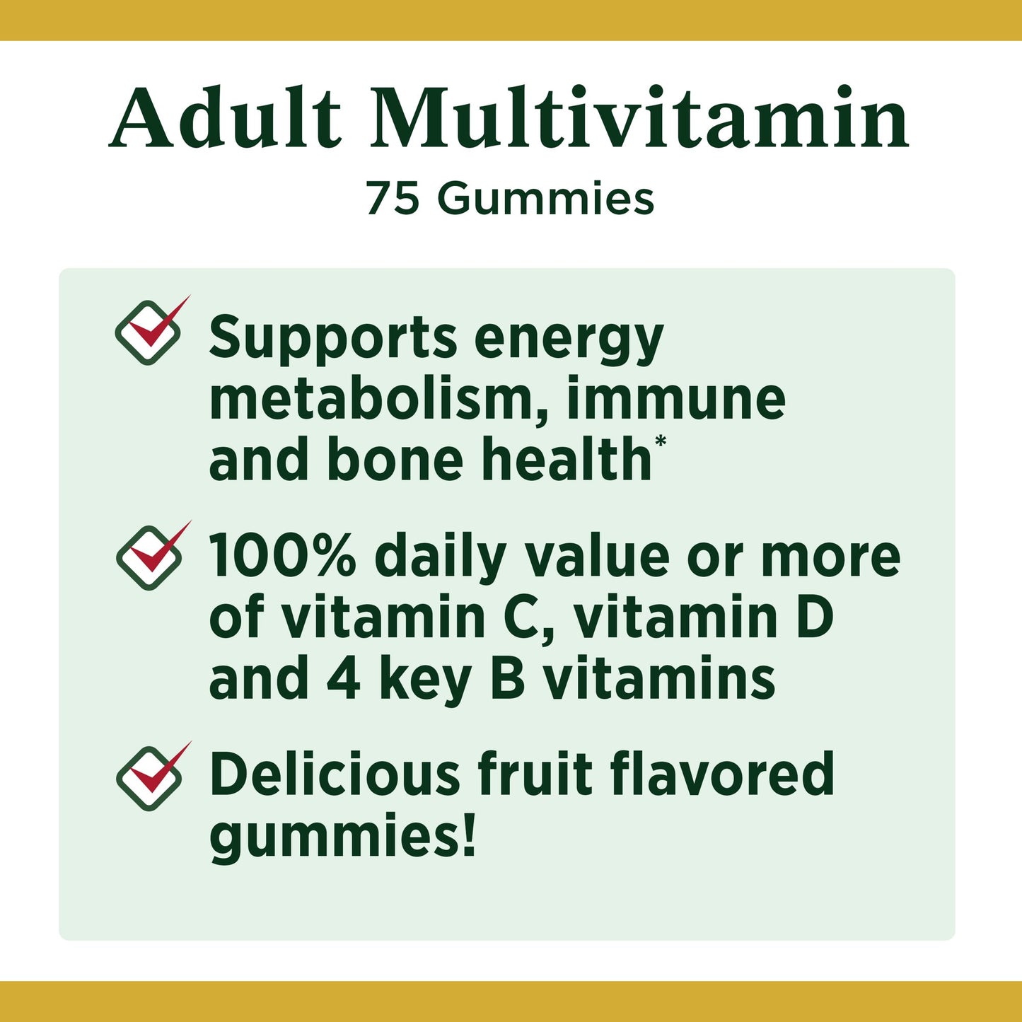 Nature's Bounty Adult Multivitamin Gummies