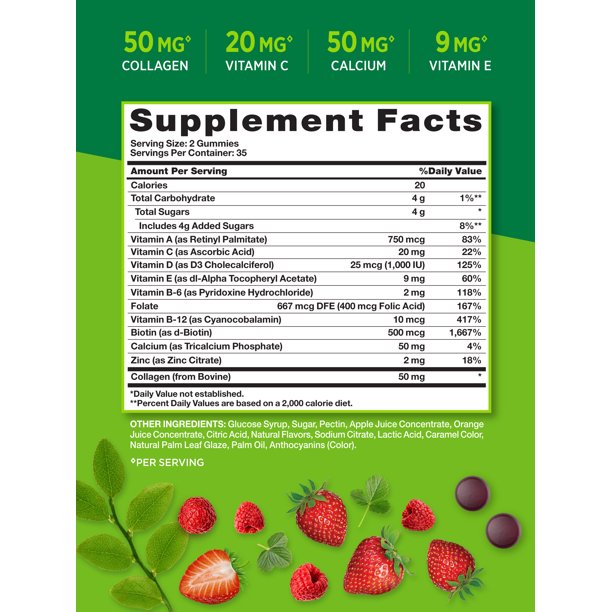 Nature's Truth Women's Multivitamin + Collagen Gummies