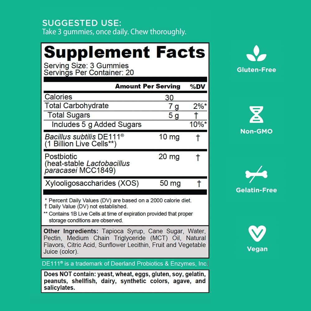 Goli Pre, Post, Probiotics Gummy