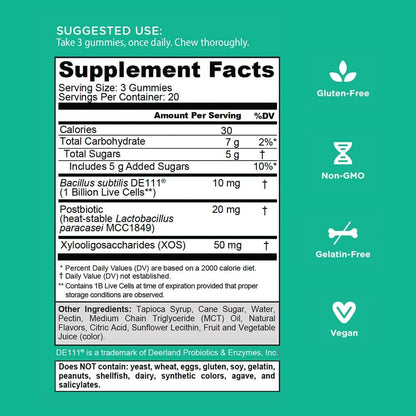 Goli Pre, Post, Probiotics Gummy