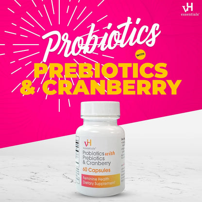 vH Essentials Probiotics with Prebiotics and Cranberry