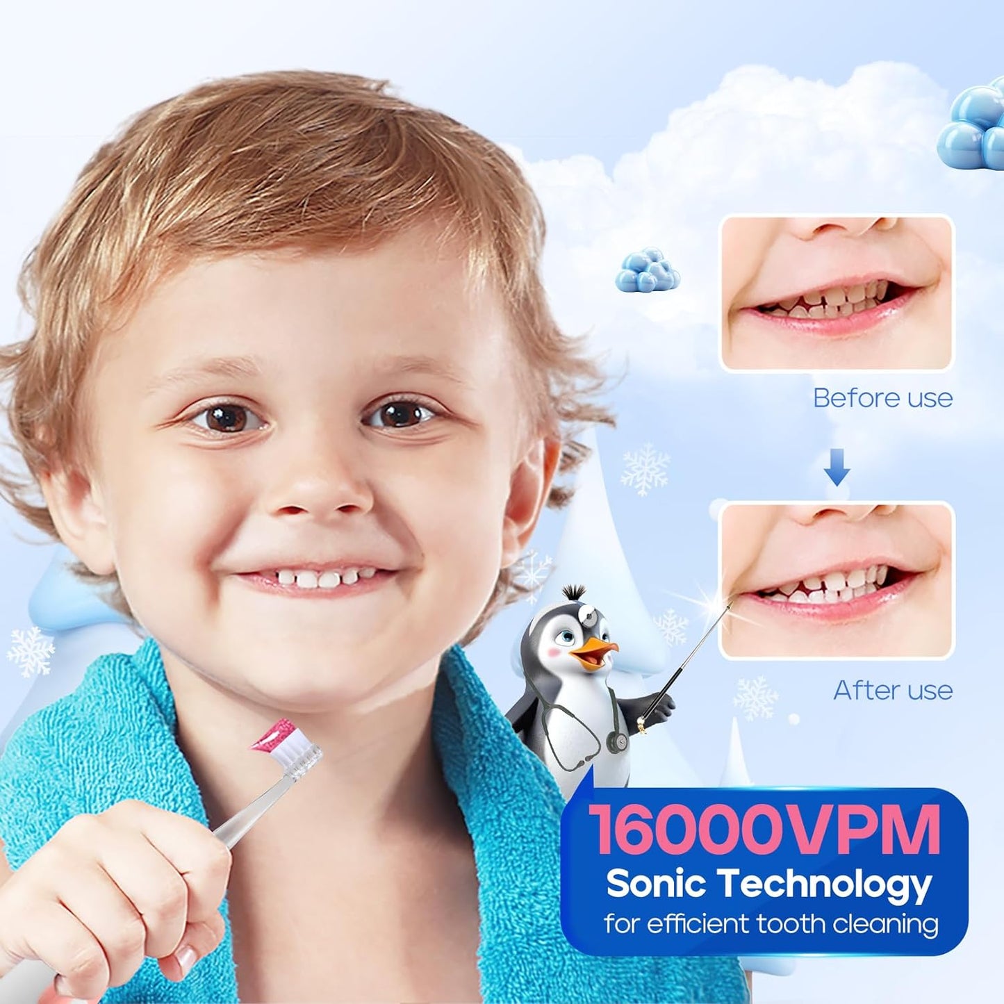 Seago Baby Sonic Electric Toothbrush