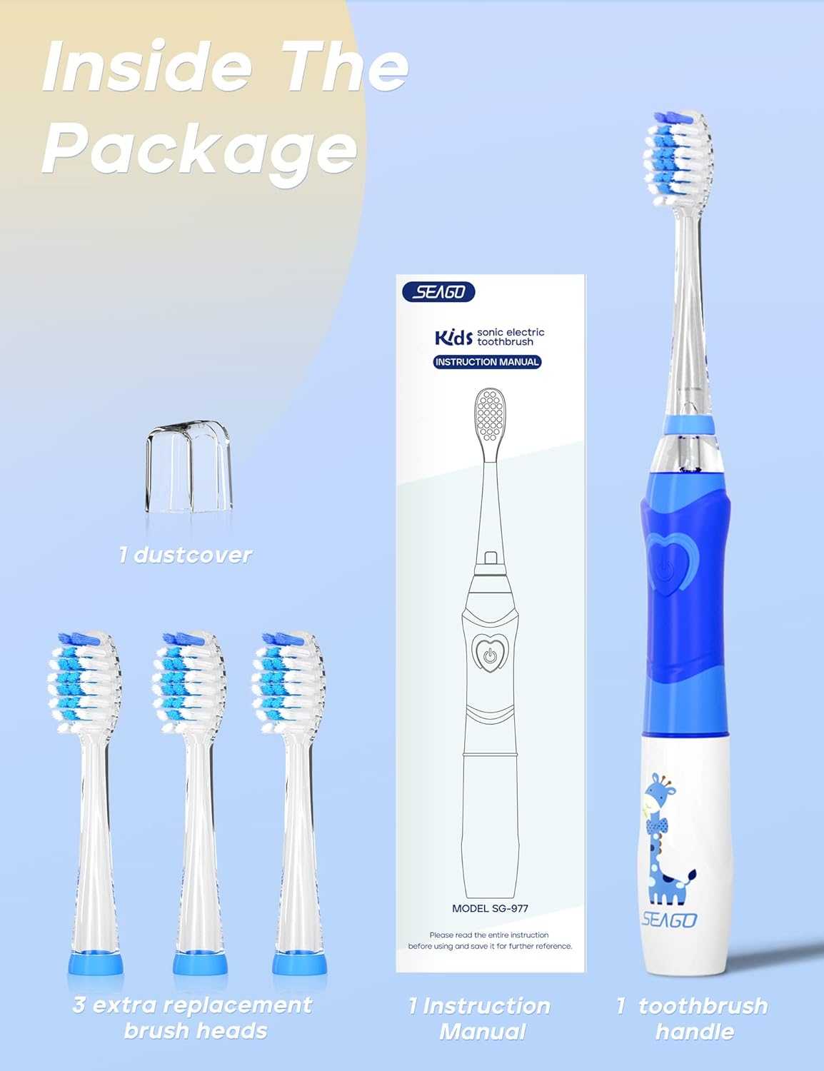 Seago Kids Sonic Electric Toothbrush