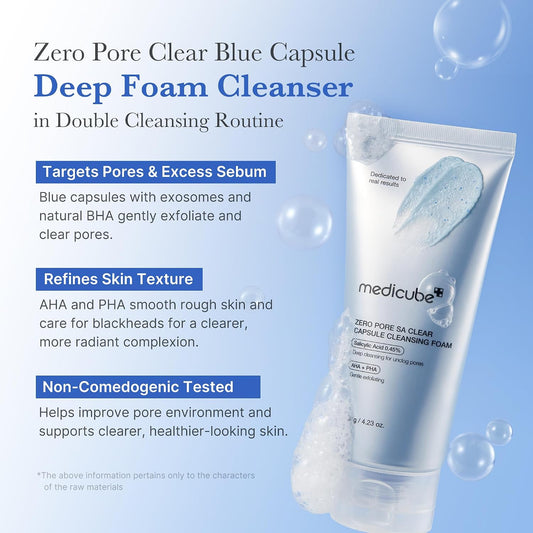 Medicube Zero Pore Capsule Cleansing Foam