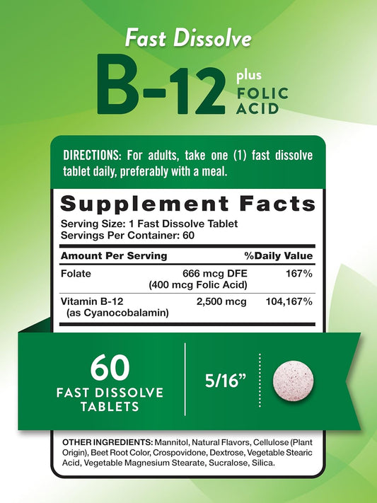 Nature’s Truth B-12 + Folic Acid