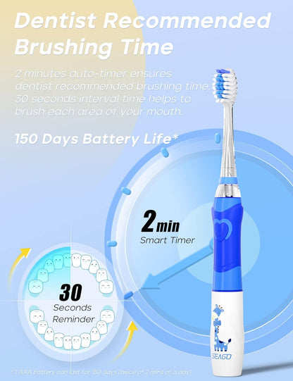 Seago Kids Sonic Electric Toothbrush