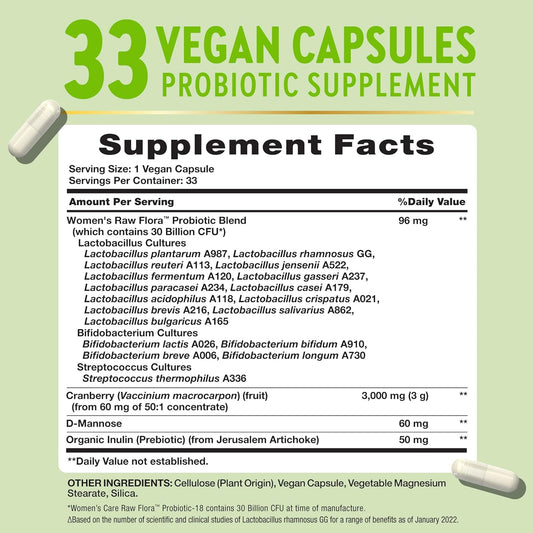 Nature’s Truth Women’s Care Raw Flora Probiotic-18