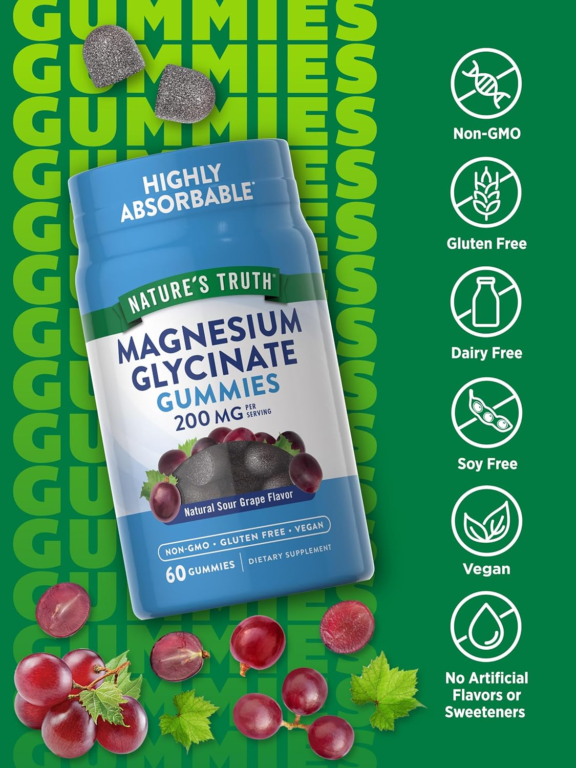 Nature's Truth Magnesium Glycinate Gummies