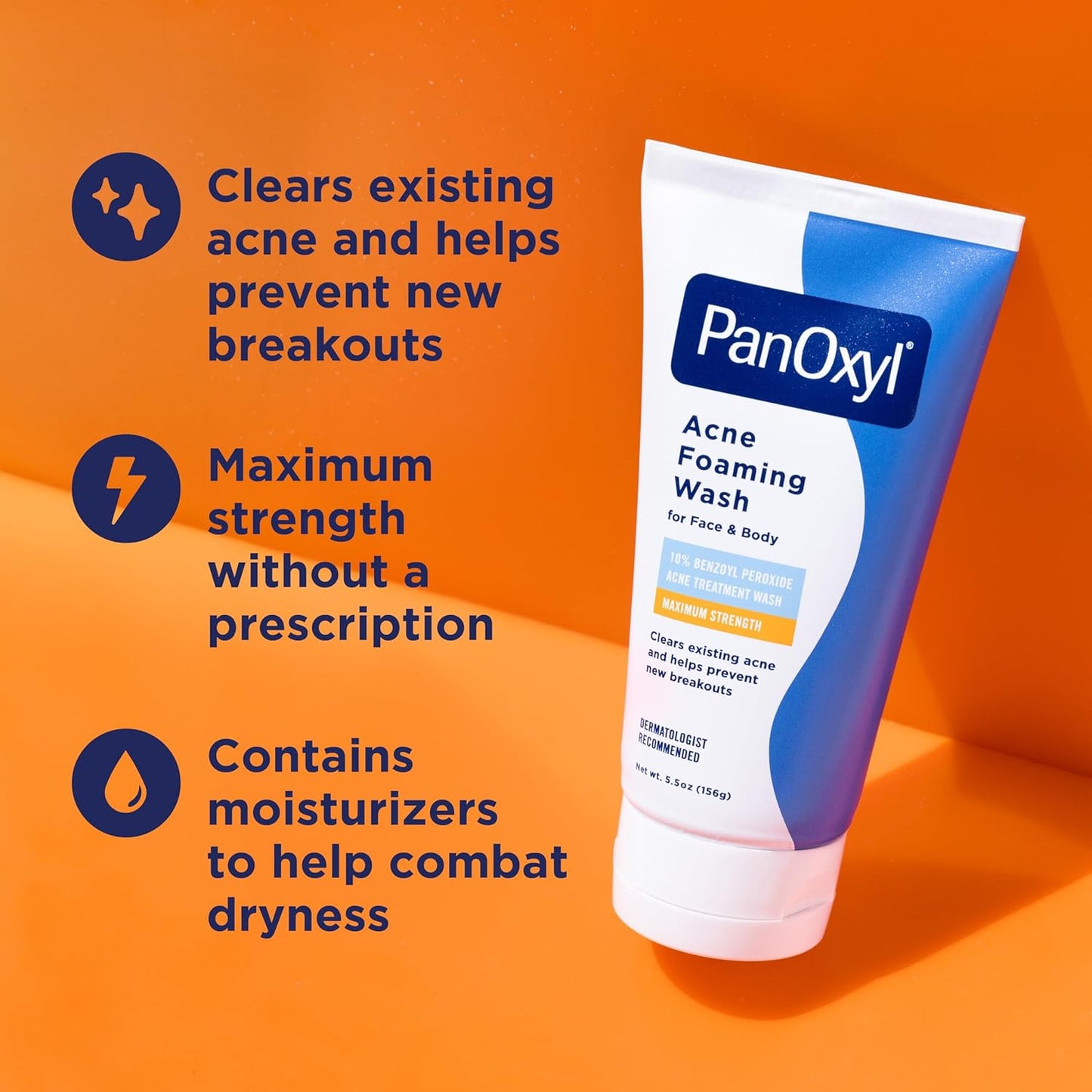 PanOxyl Acne Foaming Wash 10% Benzoyl Peroxide