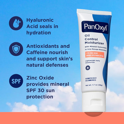 PanOxyl Oil Control Moisturizer with Mineral Sunscreen (SPF 30)