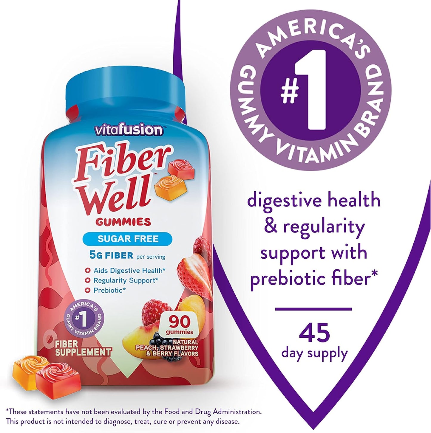 Vitafusion Fiber Well Gummies