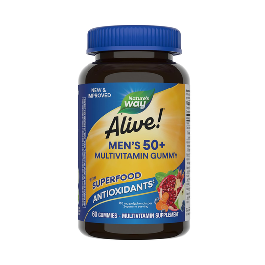 Alive! Men’s 50+ Multivitamin Gummy