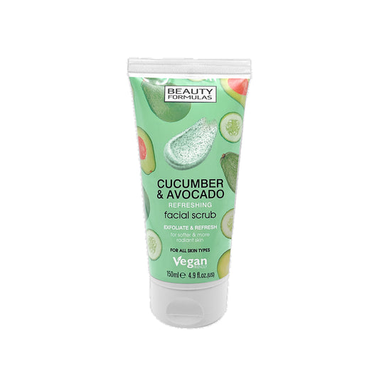 Beauty Formulas Cucumber & Avocado Refreshing Facial Scrub