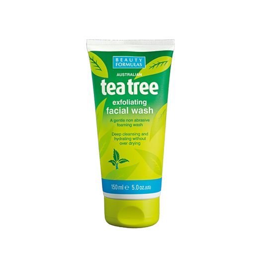 Beauty Formulas Tea Tree Exfoliating Facial Wash