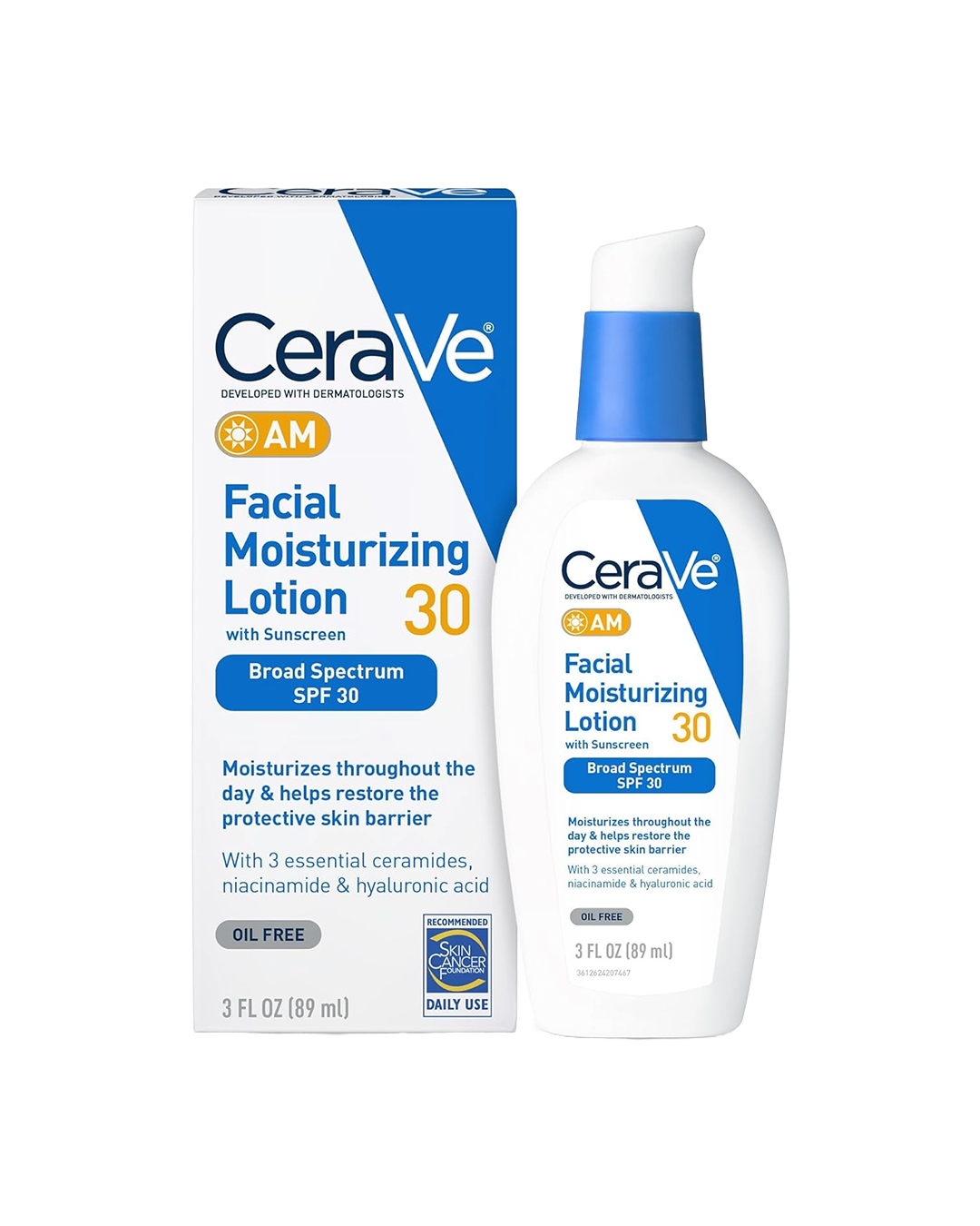 CeraVe AM Facial Moisturizing Lotion with SPF 30