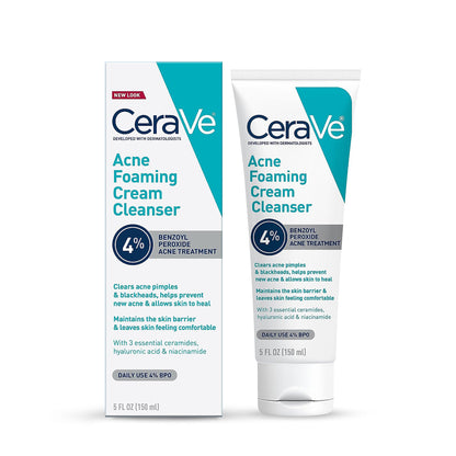 CeraVe Acne Foaming Cream Cleanser