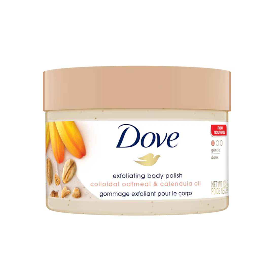 Dove Oatmeal & Calendula Oil Exfoliating Body Polish