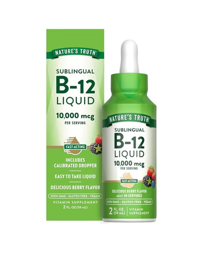 Nature's Truth Vitamin B-12 Sublingual 10,000 mcg Liquid