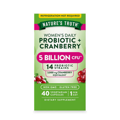 Nature's Truth Women's Daily Probiotic & Cranberry