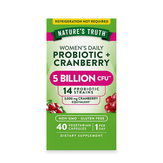 Nature's Truth Women's Daily Probiotic & Cranberry