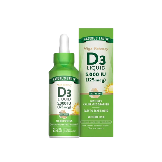 Nature's Truth Vitamin D3 5000 IU (125 mcg) Liquid