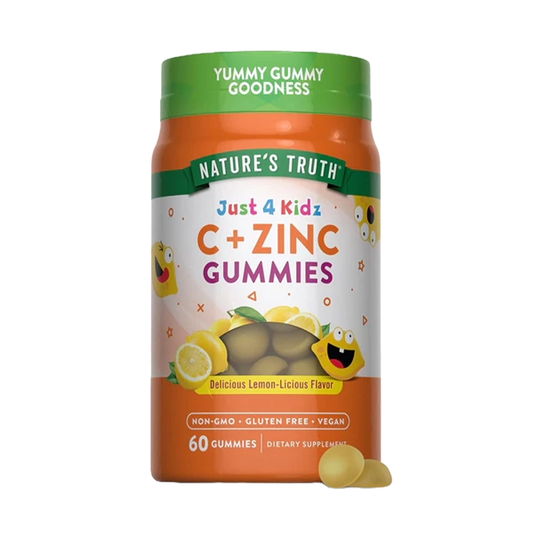 Nature’s Truth Just 4 Kids Vitamin C + Zinc Gummies.