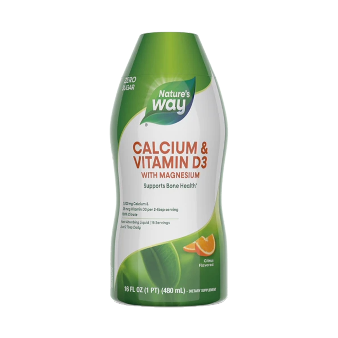 Nature's Way Calcium & Vitamin D3 Liquid Supplement