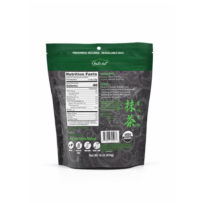 Nutrihut Organic Sweet Matcha 16oz Premium Japanese Green Tea Powder