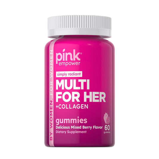 Pink Simply Radiant Multi For Her + Collagen Gummies