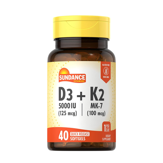 Sundance Vitamin D3 + K2 Softgels