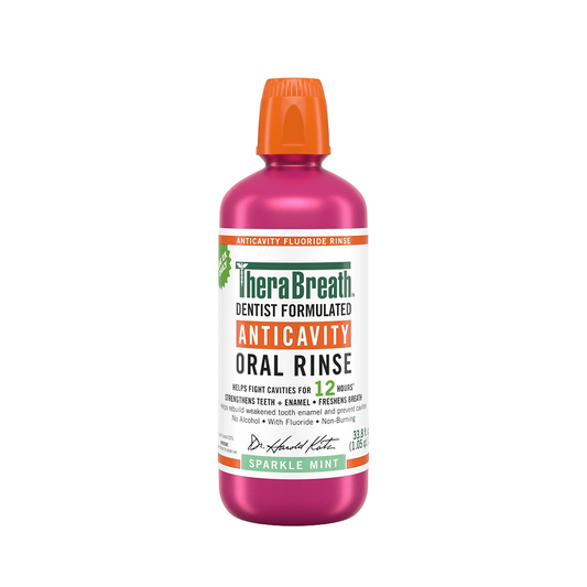 TheraBreath Anticavity Oral Rinse - Sparkle Mint