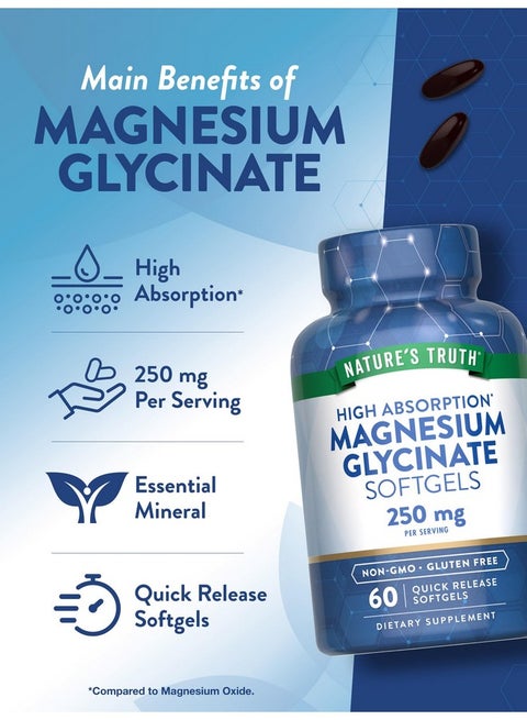 Nature's Truth Magnesium Glycinate Softgels