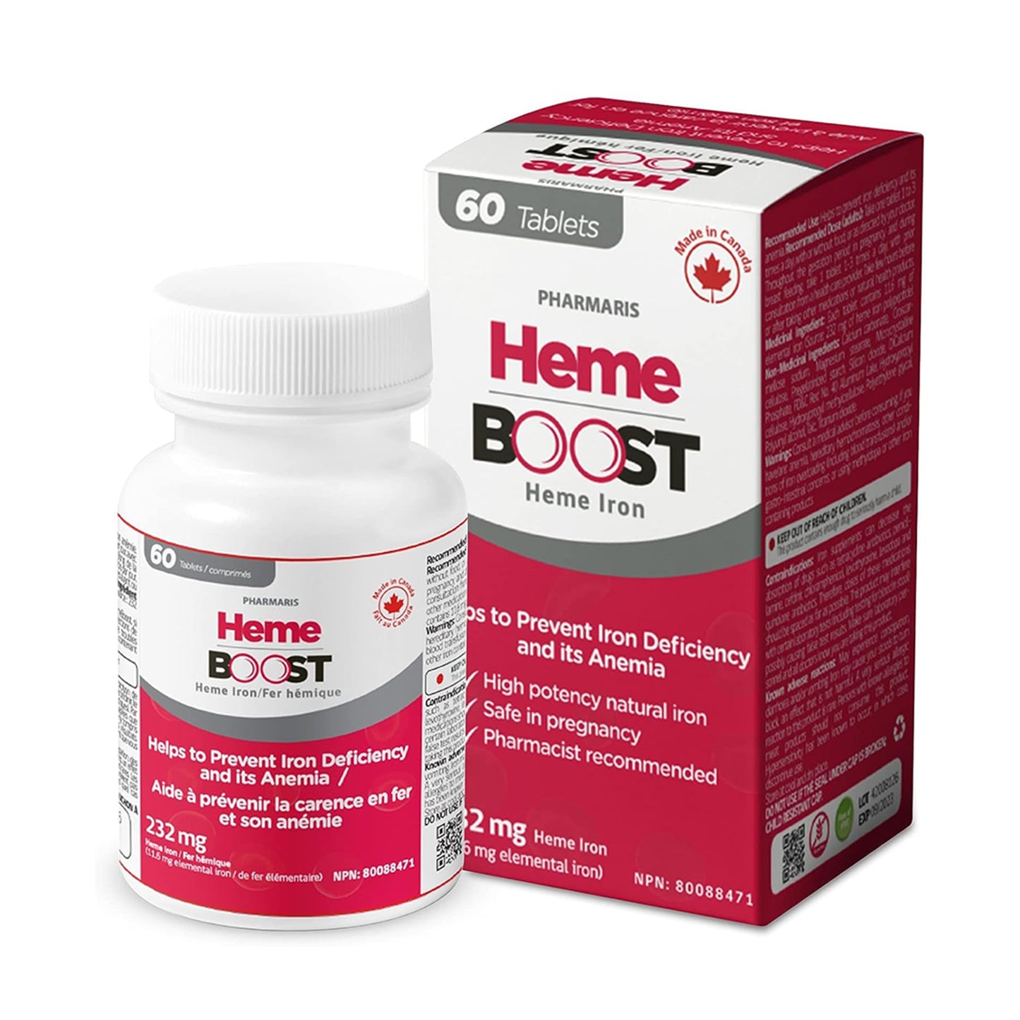 HemeBoost 11.6mg (232mg Heme Iron)