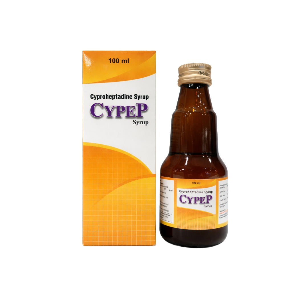 Cypep Syrup (Cyproheptadine Hydrochloride) – Appetite Support & Weight Gain Aid