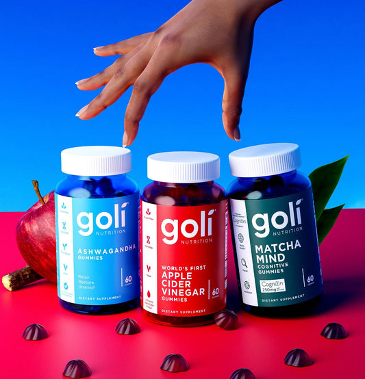 Goli Daily Wellness Bundle (ACV + Matcha Mind + Ashwagandha)