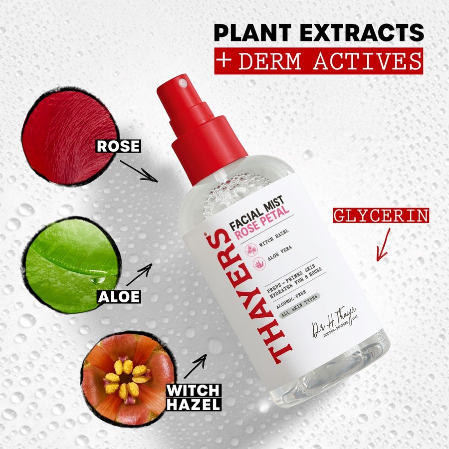 Thayers Rose Petal Witch Hazel Facial Toner Mist