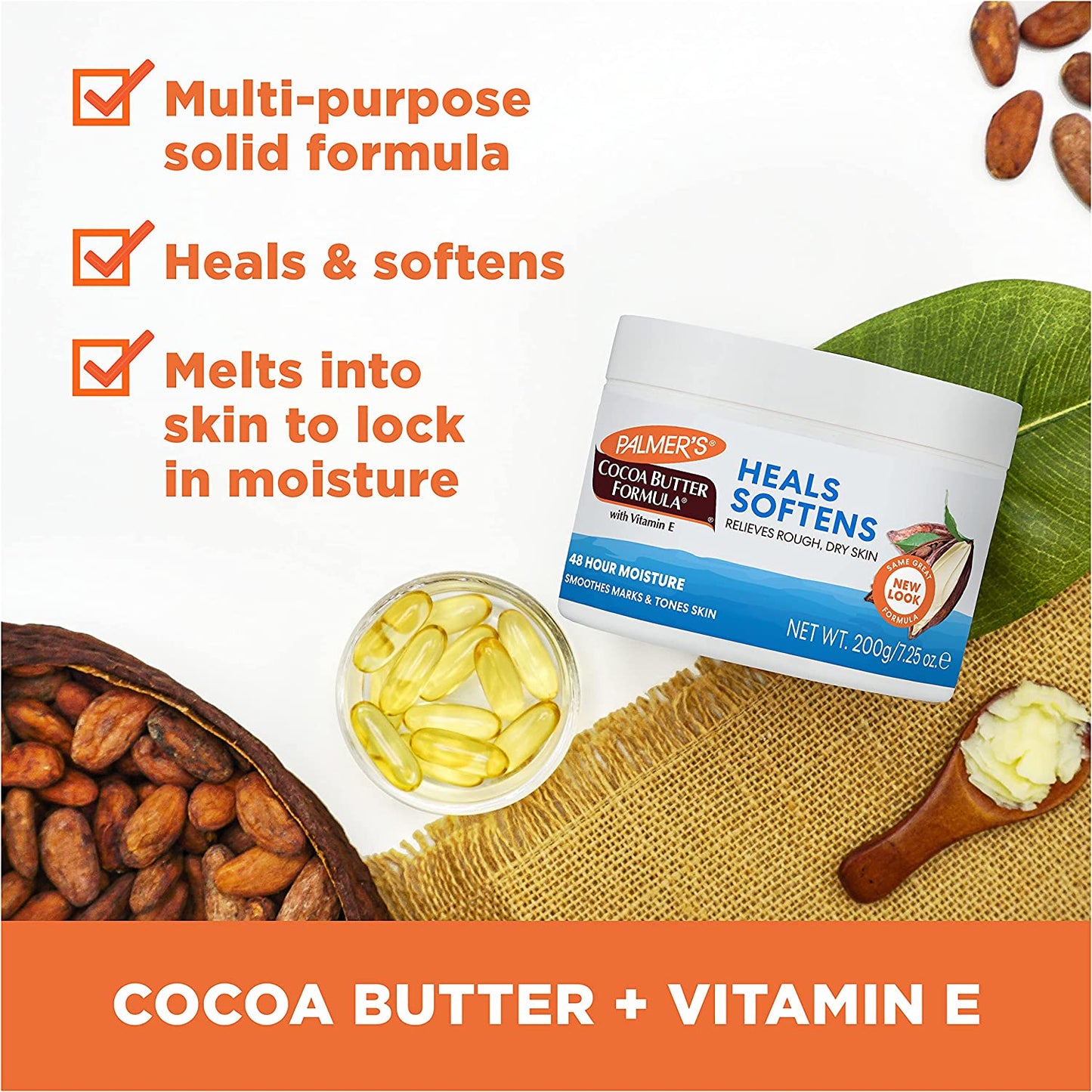 Palmers Cocoa Butter Formula Solid Jar