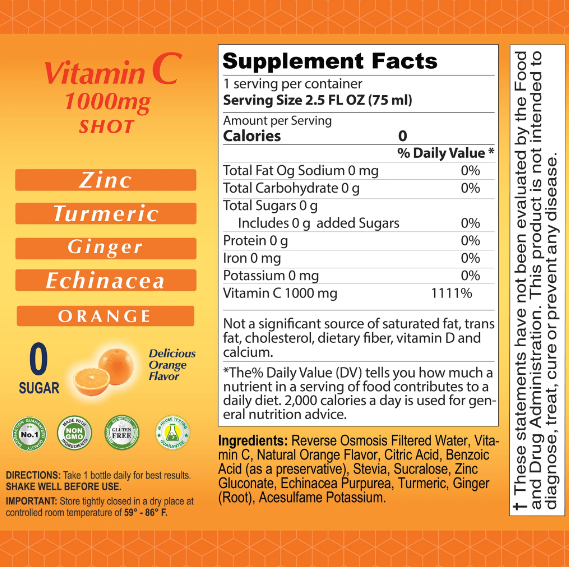 Alfa Vitamin C 1000mg Shot